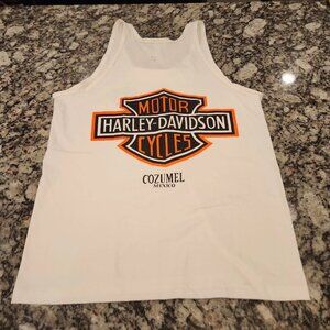 Vintage Harley Davidson Tank Top Sleeveless Shirt Reef USA Size Large 2000s NWT